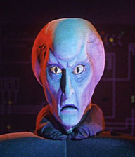 L'alieno Balok, apparso nella serie televisiva Star Trek nell'episodio "The Corbomite Maneuver"