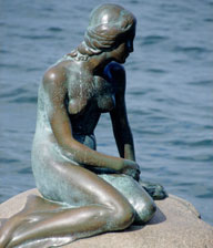 La Sirenetta di Copenaghen (speculare)