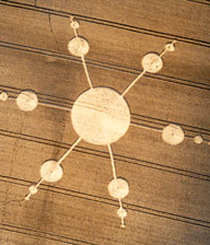 Il Crop Circle di Oliver's Castle, anche detto Snowflake